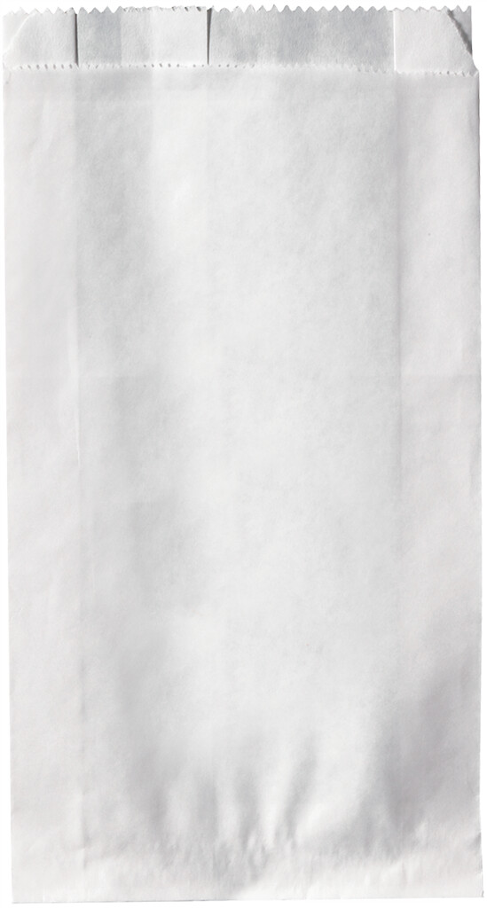 <p>Sac papier à soufflet blanc pour officine 14 x 27,5 x 6 cm</p>