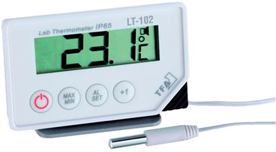 <p>Thermomètre min./max. avec alarme, calibré</p>