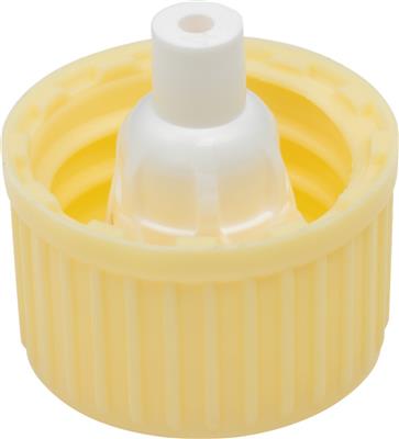 <p>Bouchon-pipette pour flacon compte-gouttes GL 18 UNI 1, ivoire</p>