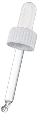 <p>Bouchons-pipettes (résistants à l'huile) pour flacon compte-gouttes GL 18, 20 ml</p>