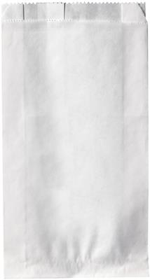 <p>Sac papier à soufflet blanc pour officine 14 x 27,5 x 6 cm</p>