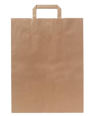 <p>Sac 20 litres, 32x43x15cm, en papier kraft brun uni, qualité 80 g /m2, avec anses.  </p>