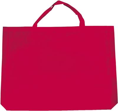 <p>Tote Bag couleur uni rouge en non-tissé</p>