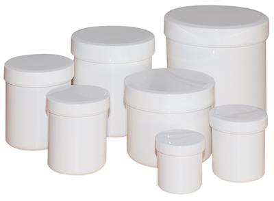 <p>Pots à couvercle vissé 50 g / 60 ml</p>