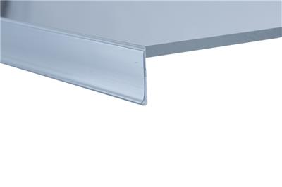 <p>Porte-étiquettes adhésifs pour étagères en verre, Blanc, 18 x 800 mm</p>