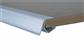 <p>Porte-étiquettes inclinés pour étagères en verre et bois (18 x 800 mm), Transparent/Blanc, Épaisseur 5-10 mm</p>