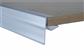 <p>Porte-étiquettes doubles pour étagères en verre et en bois (18+26 x 800 mm), Transparent/Blanc, Épaisseur 5-10 mm</p>